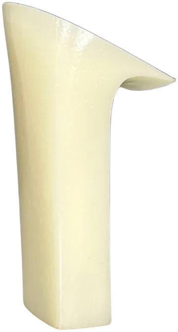 Tacco in plastica da 100 mm, modello 1019, a blocco rettangolare, visto di lato
