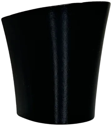 Tacco in plastica da circa 60 mm, modello 813, nero, svasato