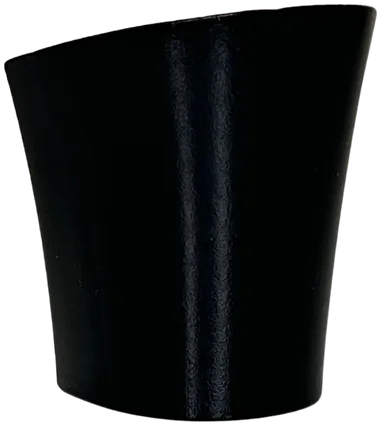 Tacco in plastica da circa 60 mm, modello 813, nero, svasato