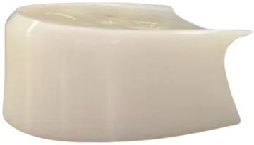 Tacco in plastica da 30 mm, modello 829, a superficie concava, visto di tre quarti